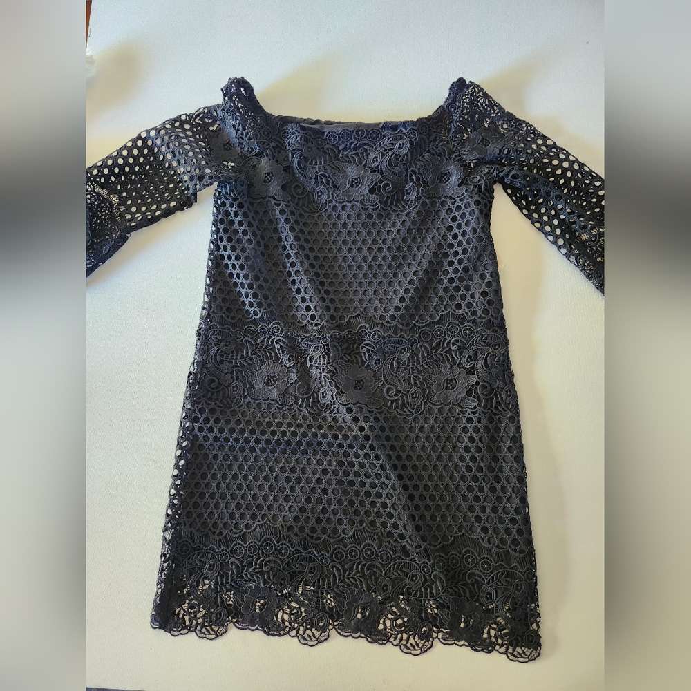 Elegant Black Lace Dress